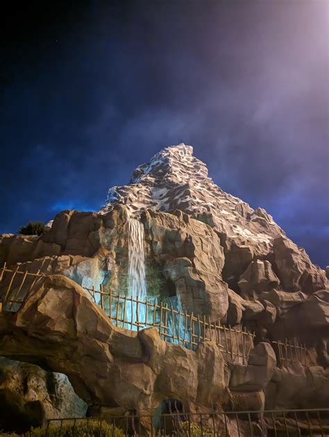Matterhorn Disneyland Night