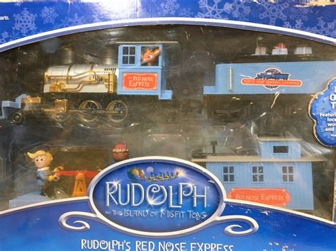 Rudolph Red Nosed Reindeer Island Of Misfit Toy Express Battery Operated Train Ebay