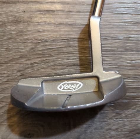 Yes C Groove Penny Putter Left Handed Lh Head Cover Ebay