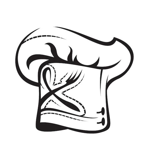 Premium Vector Chef Hat With Spoon And Fork