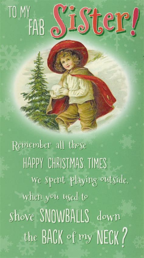 fab sister funny christmas greeting card humour range xmas cards ebay