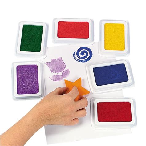 Classic Stamp Pad Set 6pc Stationery 6 Pieces
