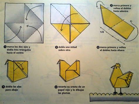 Como Hacer Una Gallina Origami