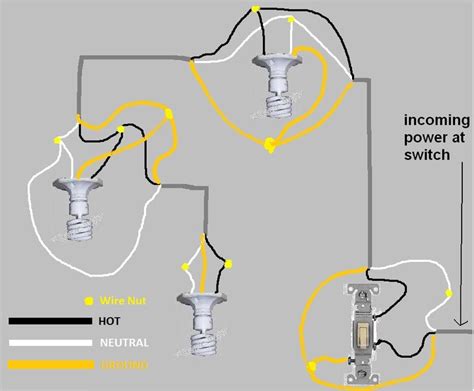 Adding speakers in parallel decreases the overall resistance of the circuit. Switch And 3 Light Wiring Diagram - Is This Correct? - Electrical - DIY Chatroom Home ...