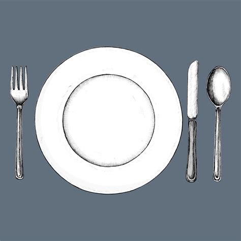 Hand Drawn Table Setting Download Free Vectors Clipart Graphics