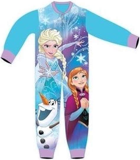 Frozen Onesie Maat 104 Pyjama Met Anna Elsa En Olaf Bol Com