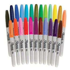 Sharpie color burst ultra fine permanent markers, assorted colors, 24 count. SANFORD LP Sharpie Permanent Markers, Fine Point, Assorted ...