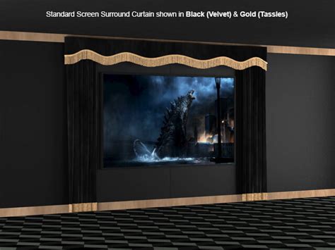 Soundright Home Theater Surround Curtains 4seating