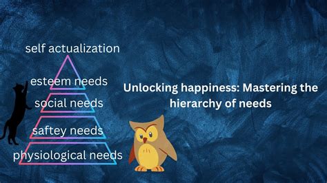 Unlocking Happiness Mastering The Hierarchy Of Needs Youtube