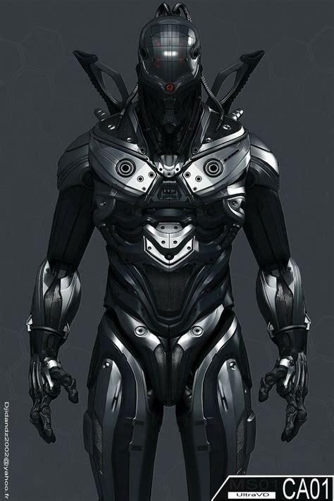 Ca01 By Ultravd Cyberpunk Futuristic Suit Future Warrior Trajes