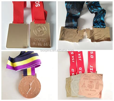 Angled Triangle Medal With Ribbon Gymnastics Trophy Medal Buy Medals