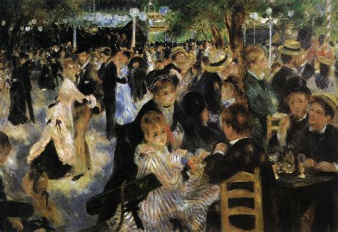 Dance In The Moulin De La Galette By Renoir Pierre Auguste