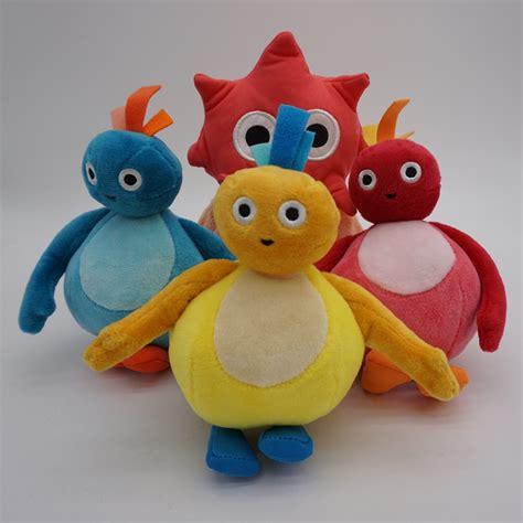 New Twirlywoos Toodloo Great Big Hoo Chick Peekaboo 4pcs Plush Toy T