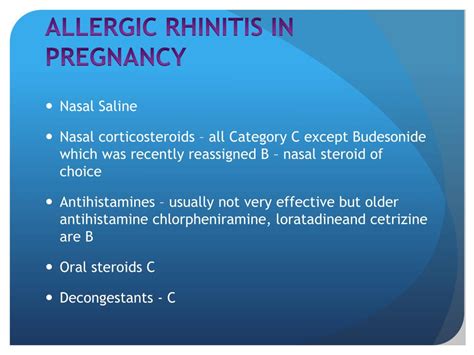 Ppt Guidelines In The Management Of Allergic Rhinitis Powerpoint