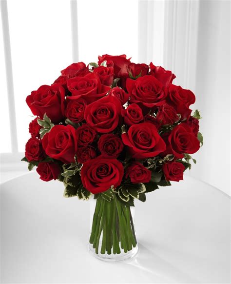 The Ftd® Red Romance™ Rose Bouquet Premium In Goshen In Goshen