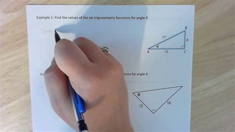 Triangle black and white pattern, blue technology triangle, black graphic, texture, angle, white png. 12-1: Trigonometric Functions in Right Triangles (Part 1) - YouTube