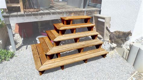 In this video you can see wooden stairs design. Building an Outdoor Patio Stair - YouTube