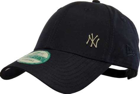 New Era 9forty Flawless Logo Baseball Cap Navy With The Small Ny Logo