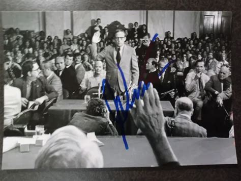 John Dean Hand Signed Autograph 4x6 Photo Nixon Attorney Watergate