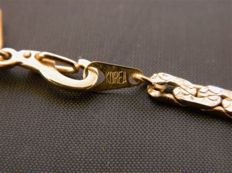 Vintage 14k Gp Herringbone Chain Bracelet Marked Korea Delicate 75
