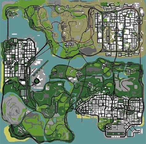 Gta san andreas is huge compared to previous games, and as a result you have a lot more. GTA San Andreas map | San andreas, Gta, San andreas gta