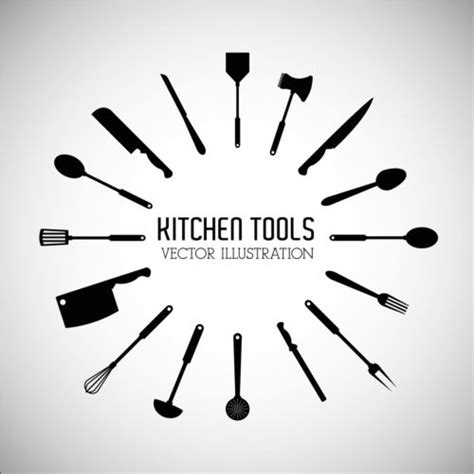 Choose from thousands of logo templates that are available in our logo editor. Kitchen tools vector illustration set 14 - Vector Life ...