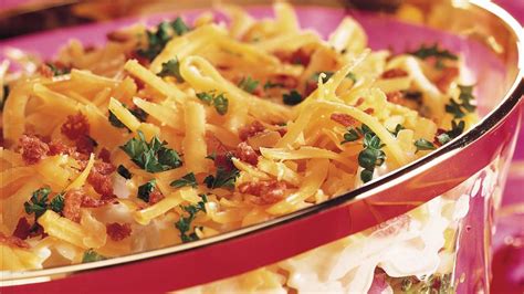 Return the water in the pot to a boil and cook the rigatoni according to the package directions for al dente. Seven-Layer Holiday Pasta Salad recipe from Betty Crocker