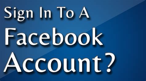 How To Sign In To Facebook With A Different Account Youtube
