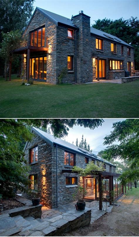 Astounding 85 Beautiful Stone House Design Ideas On A Budget