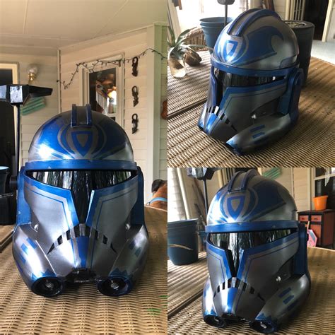 My Custom 3d Printed Clone Helmet Is Almost Complete Just An Acrylic