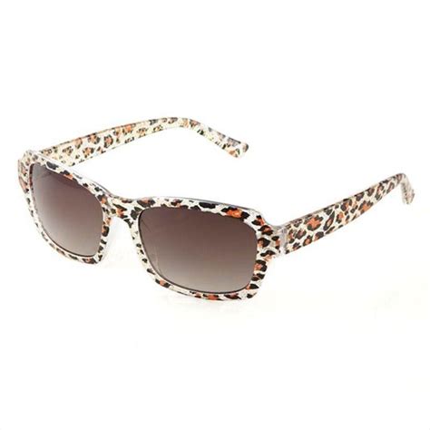 Leopard Print Red Animal Square Shades Wayfarer Sunglasses Wayfarer