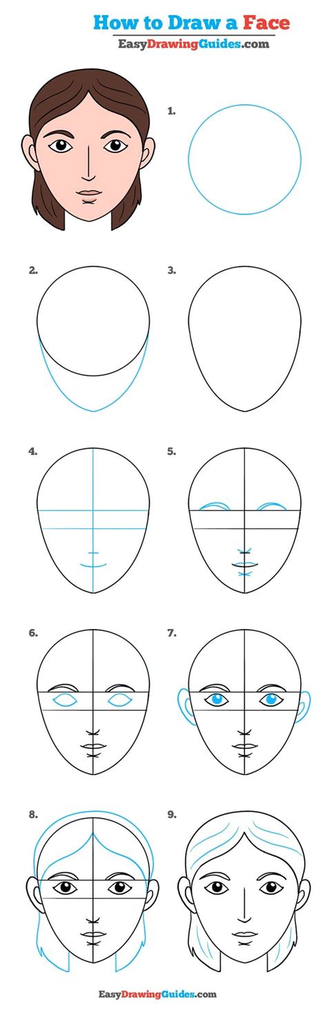 How To Draw A Face Really Easy Drawing Tutorial