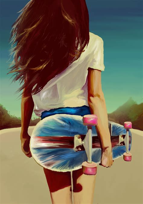 Skater Girl By Lukehastie16 On Deviantart