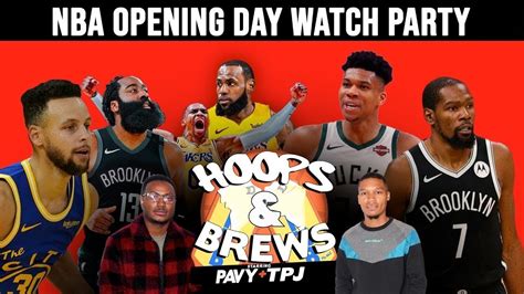 Hoops And Brews Nba Opening Day Special Live 5 Yr Anniversary Special