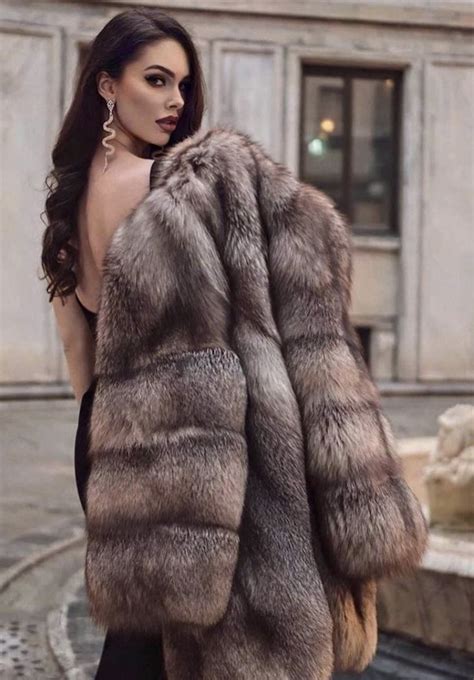Fur Hood Coat Fox Fur Coat Girls Fur Coat Sable Fur Coat Fur Coat Fashion Elegant Outfit