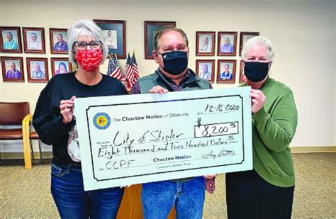 Choctaw Nation Awards Funds To Stigler Haskell County Stigler News