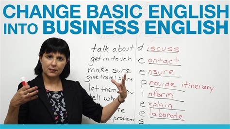 How to improve english speaking skills without a partner. How to change Basic English into Business English - YouTube