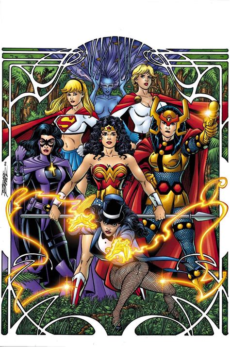 Justice League By George Perez Dc Comics Women Comics Dc Comics Girls