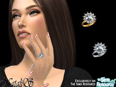 Vintage Inspired Diamond Ring By Natalis From Tsr • Sims 4 Downloads