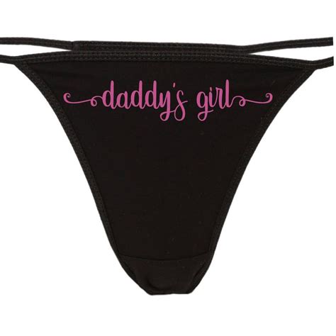 Daddys Girl Flirty Cgl Thong For Kitten Show Your Slutty Etsy