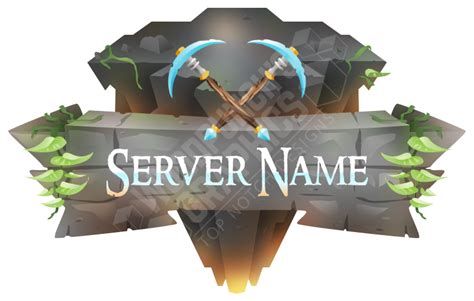 New Minecraft Server Logo The Mine Woodpunchs Graphics Shop