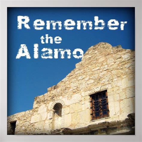 Remember The Alamo Poster