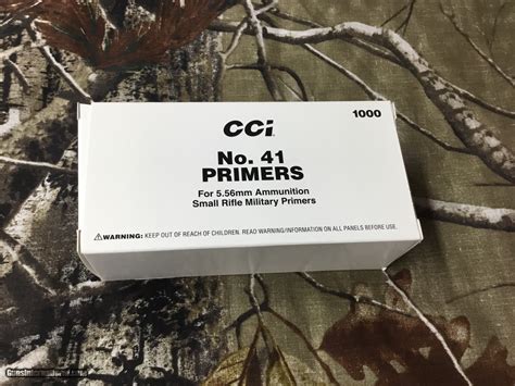 Cci No41 Small Rifle Primers 1000 Primers For Sale