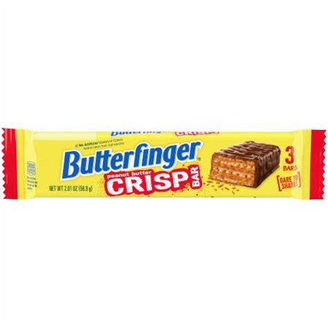Butterfinger Peanut Butter Crisp Bars 3 Ct 201 Oz Kroger