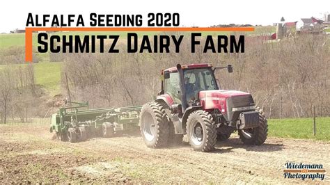 Schmitz Dairy Farm Alfalfa Seeding 2020 Youtube