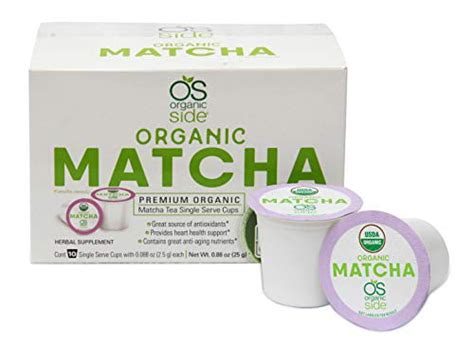 Greenside Detox Herbal Tea Single Serve Cups Matcha Contains Anti
