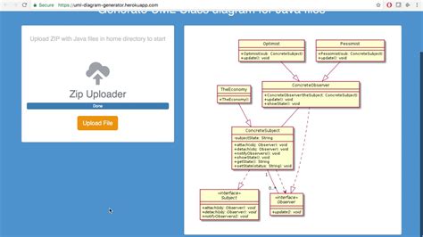 Web App For Uml Class Diagram Generator Youtube