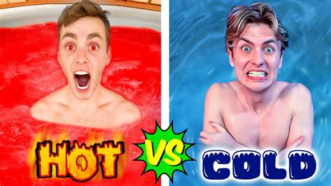 Extreme Hot Vs Cold Challenge Youtube