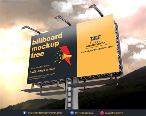 Free Psd Billboard Mockup 4 On Behance
