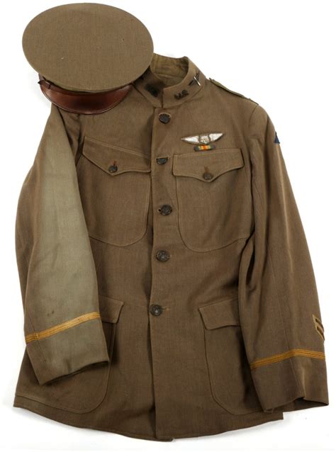 Sold Price Wwi Us Iii Corps 88th Aero Sq Pilot Tunic And Wings March 1